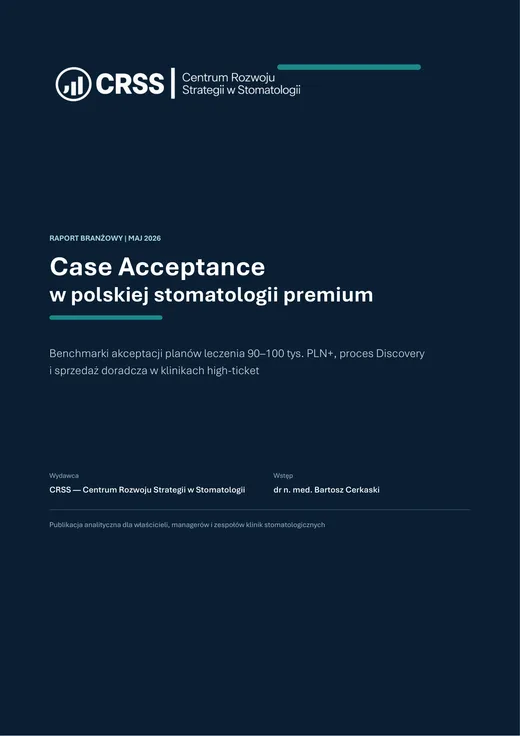 Okładka: Case Acceptance w stomatologii premium